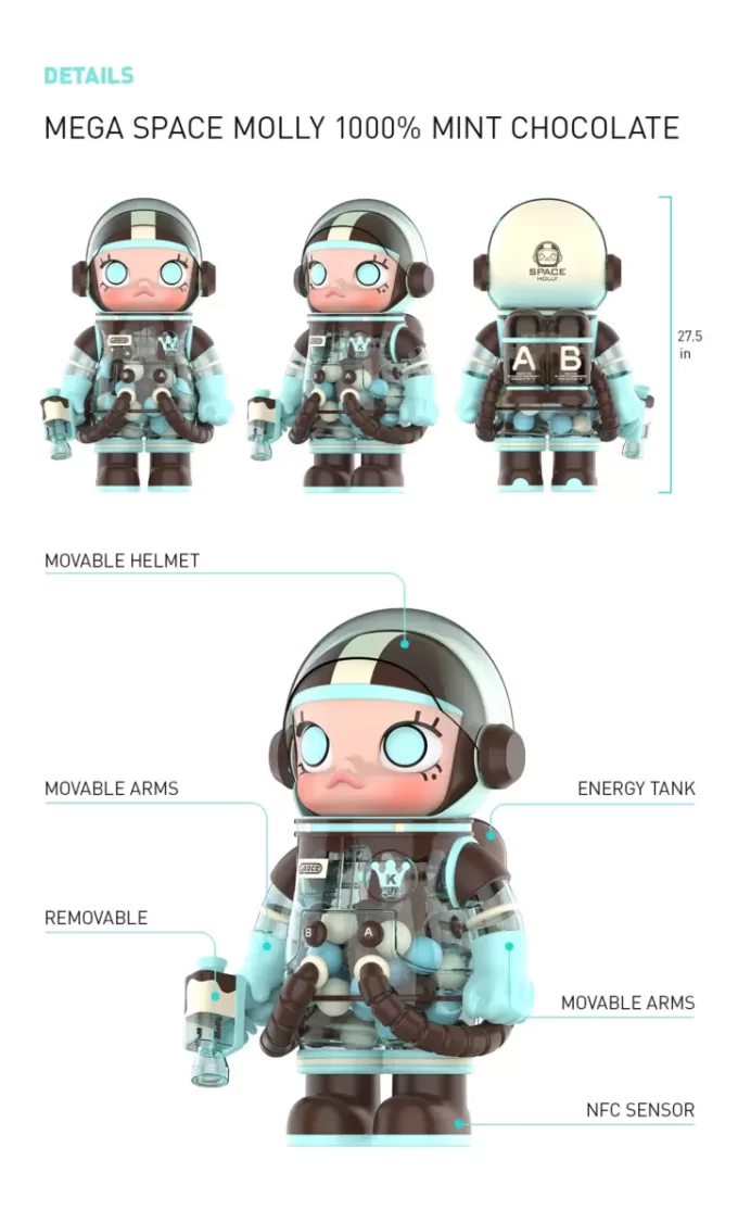 MEGA SPACE MOLLY 1000 % minttusuklaa