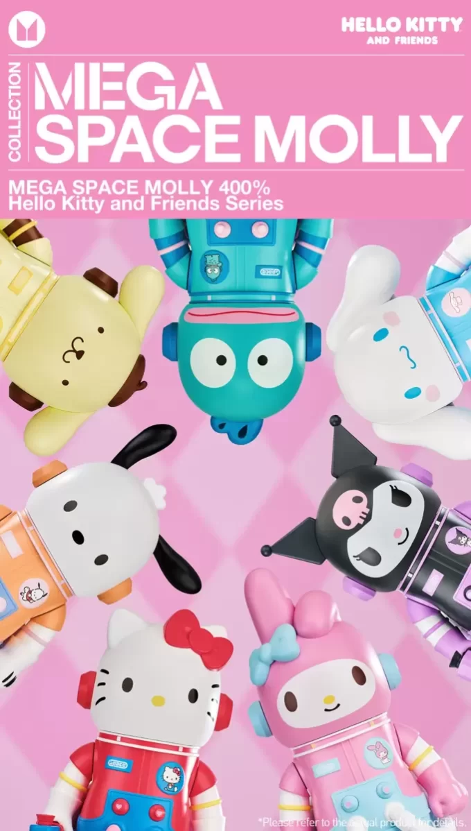 MEGA SPACE MOLLY 400% Hello Kitty ja ystävät -sarja