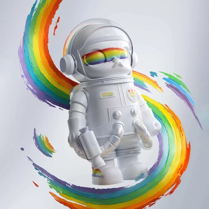 MEGA SPACE MOLLY 400% sateenkaari