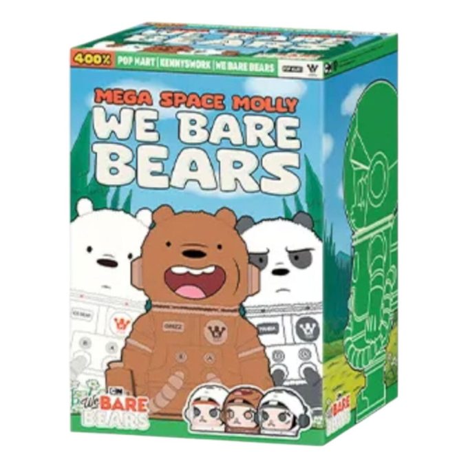 Mega Space Molly 400% We Bare Bears -sinetöity kotelo (1 sokea laatikko)