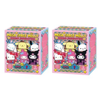 Mega Space Molly Sanrio -hahmot 400% sinetöity kotelo (2 sokkolaatikkoa)