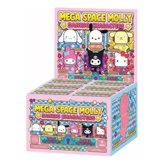 Mega Space Molly Sanrio -hahmot 400% sinetöity kotelo (6 sokkolaatikkoa)