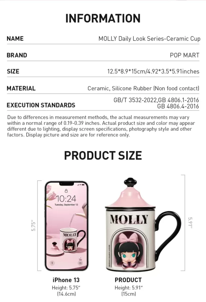 MOLLY Daily Look -sarja – Keraaminen kuppi