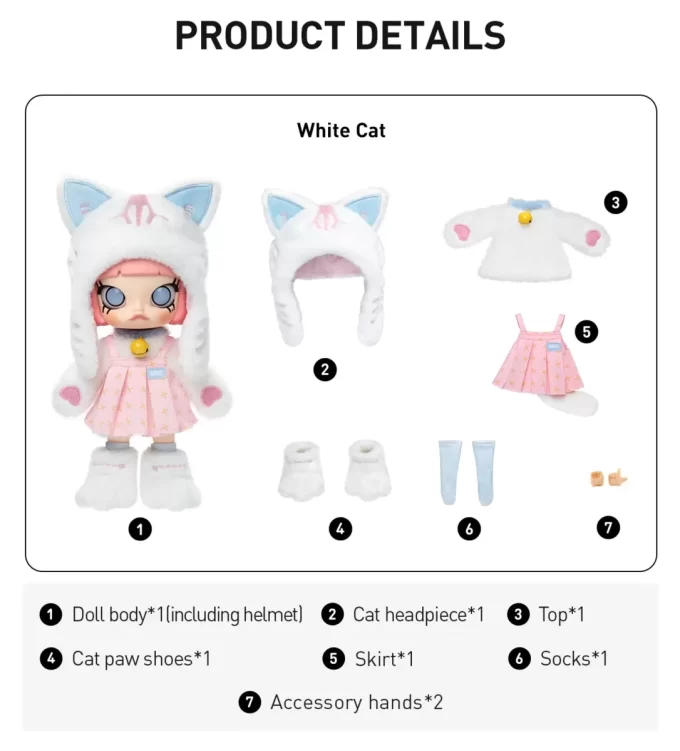 MOLLY Peekaboo 1/8 toimintahahmo