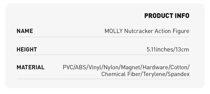 MOLLY Pähkinänsärkijä -toimintahahmo