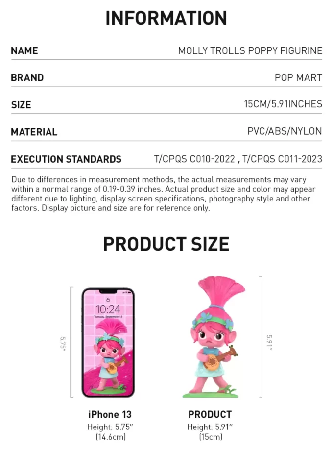 Molly Trolls – Unikko-figuuri