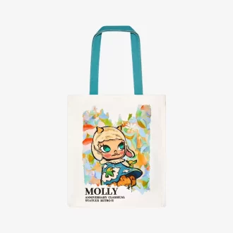 MOLLY-vuosipäiväpatsaat klassinen retro 2-sarja – kangaskassi