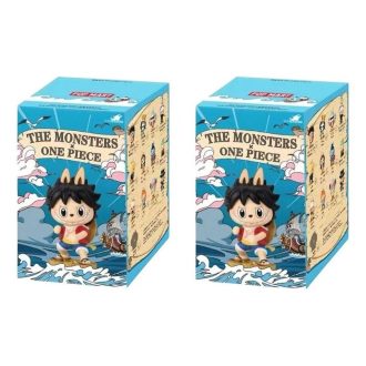 One Piece The Monsters Labubu -sinetöity kotelo (2 sokkolaatikkoa)