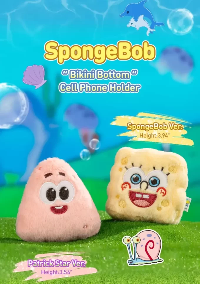 Paavo Pesusieni-Bikini Bottom -matkapuhelimen pidike