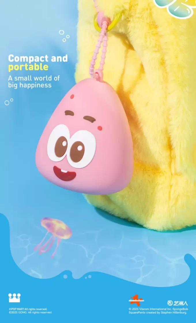 Paavo Pesusieni-Bikini Bottom -matkapuhelimen pidike