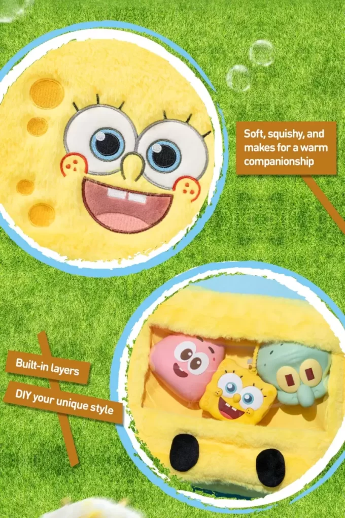 Paavo Pesusieni-Bikini Bottom -matkapuhelimen pidike