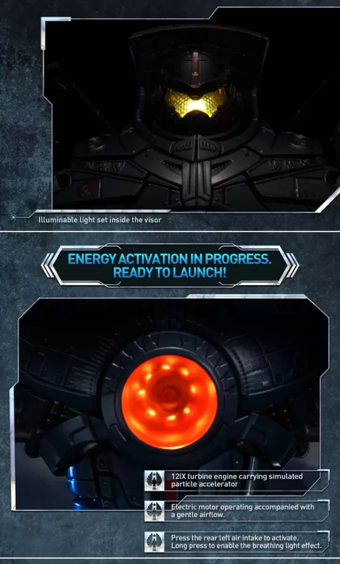 Pacific Rim: Gipsy Danger -painevalettu toimintahahmo