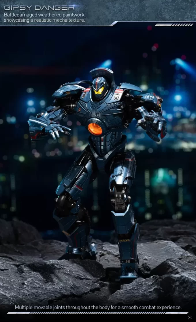 Pacific Rim: Gipsy Danger -painevalettu toimintahahmo