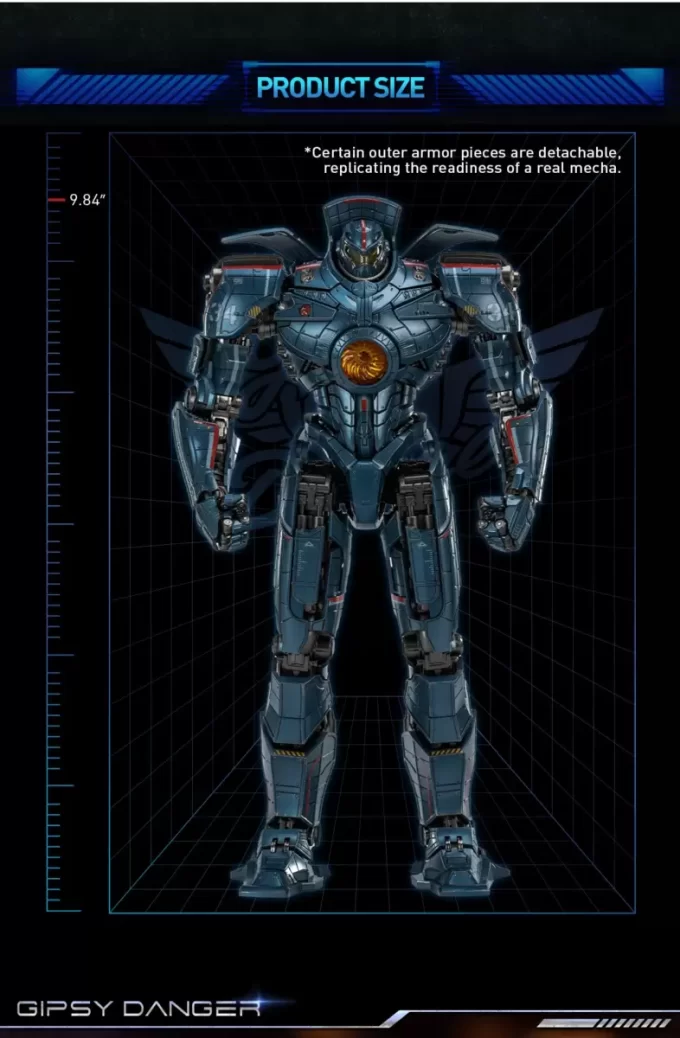 Pacific Rim: Gipsy Danger -painevalettu toimintahahmo
