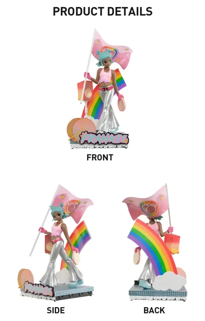 Peach Riot Rainbow Riot -figuuri – Frankie