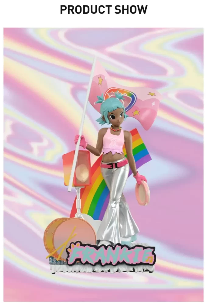 Peach Riot Rainbow Riot -figuuri – Frankie