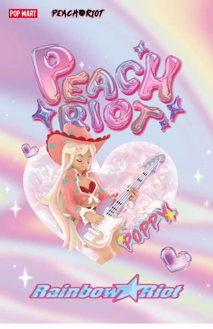 Peach Riot Rainbow Riot -figuuri – Unikko