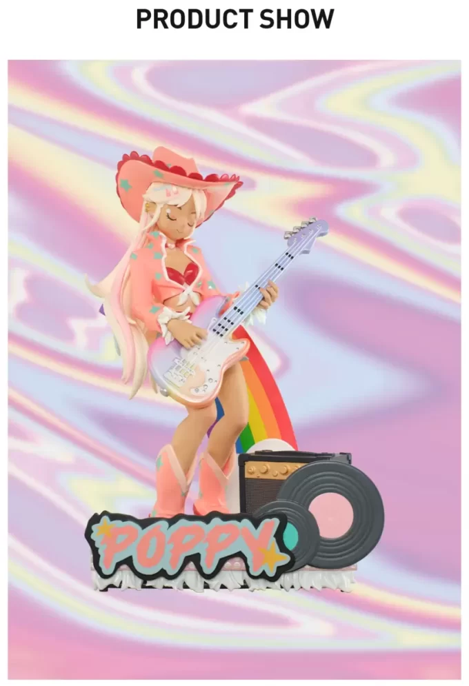 Peach Riot Rainbow Riot -figuuri – Unikko