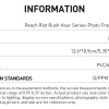 Peach Riot Rush Hour -sarjan valokuvakehys (6 tuumaa)