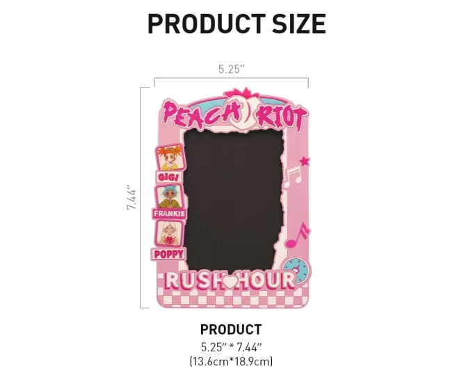 Peach Riot Rush Hour -sarjan valokuvakehys (6 tuumaa)