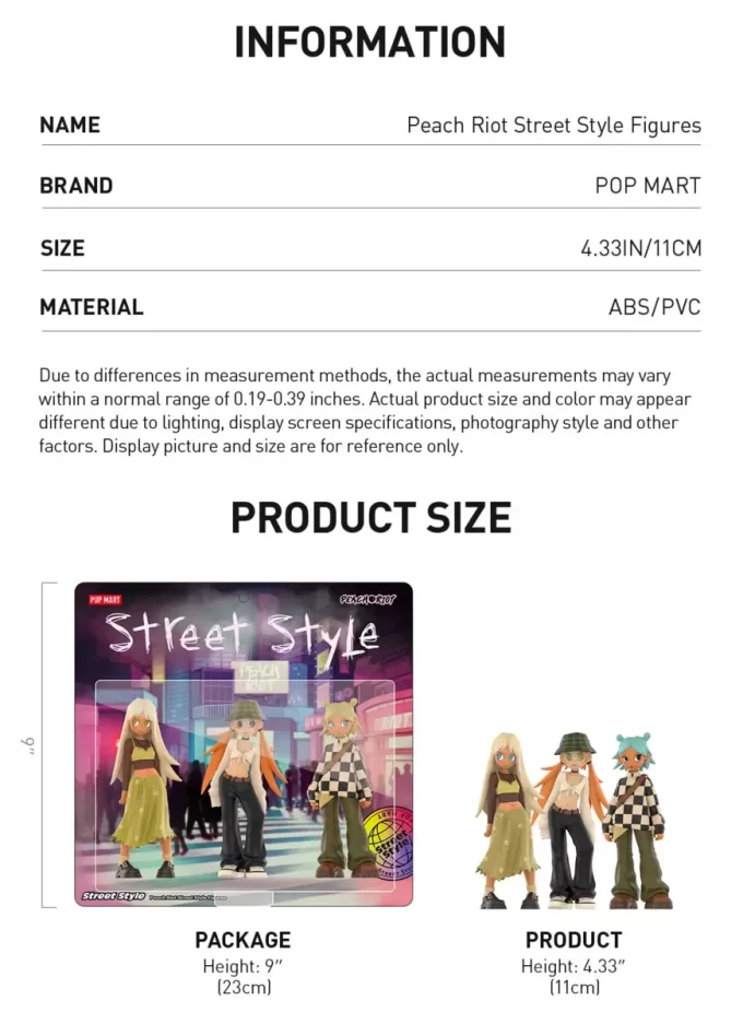 Peach Riot Street Style -hahmot