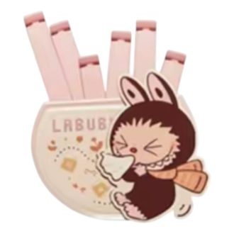Pom Party Collection magneettiset sulkijaklipsit ”Labubu”