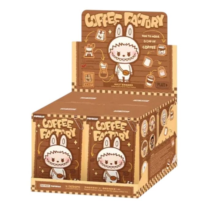 Pop Bean Coffee Factory pehmo riipus sinetöity kotelo (4 sokeaa rasiaa)