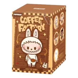 Pop Bean Coffee Factory -pehmoinen riipus, sinetöity kotelo (1 sokea rasia)