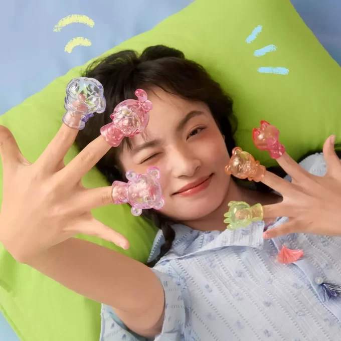 POP BEAN Pajama Hand Puppet -sarjan boksisetti