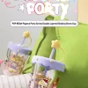 POP BEAN Pyjama Party -kaksikerroksinen ravistettava pillimuki