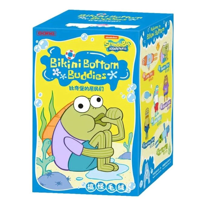 Pop Mart x Bikini Bottom Buddies pehmoinen sinetöity kotelo (1 sokea laatikko)
