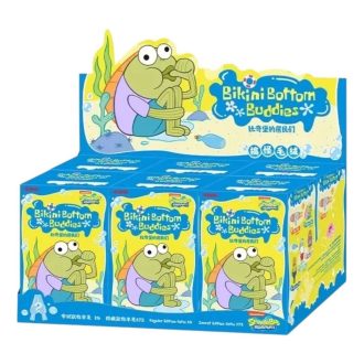 Pop Mart x Bikini Bottom Buddies pehmoinen sinetöity kotelo (6 sokeaa rasiaa)