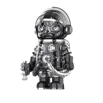 Pop Mart x CLOT Mega Space Molly Black Alienagra -setti 400%