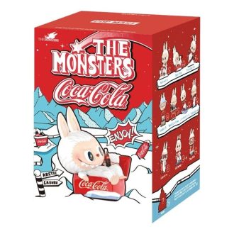 Pop Mart x Coca-Cola The Monsters Labubu -figuuri sinetöidyssä kotelossa (1 sokea laatikko)