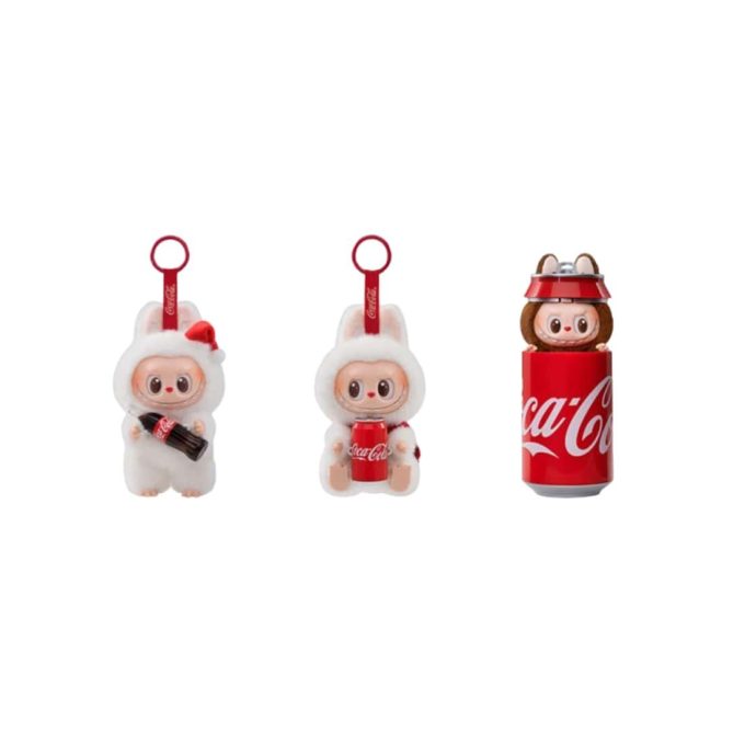 Pop Mart x Coca Cola The Monsters Labubu -sinetöity laatikko (6 pulloa)