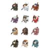 Pop Mart x Kow Yokoyama MA.K.The Monsters Labubu sinetöity kotelo (12 sokkolaatikkoa)