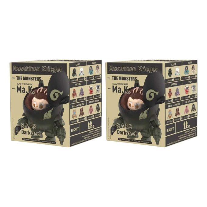 Pop Mart x Kow Yokoyama MA.K.The Monsters Labubu sinetöity kotelo (2 sokkolaatikkoa)