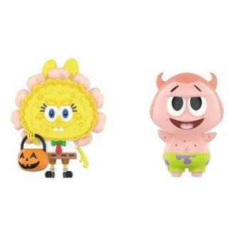 Pop Mart x Paavo Pesusieni Hirviöt Labubu ”Jack O’Lantern ja Patrick Star x YAYA”
