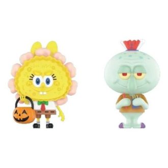Pop Mart x Paavo Pesusieni Hirviöt Labubu ”Jack O’Lantern ja Squidward x Spookys”