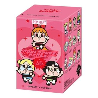 Pop Mart x Powerpuff Girls CryBaby -vinyylihahmot sinetöidyssä kotelossa (1 sokea laatikko)