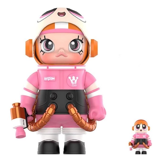 Pop Mart x Powerpuff Girls Mega Space Molly Blossom 100% ja 400% setti