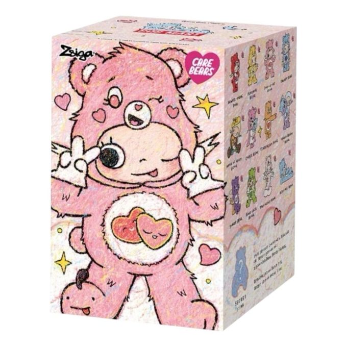 Pop Mart x Zsiga Care -karhuhahmot sinetöidyssä kotelossa (1 sokea laatikko)