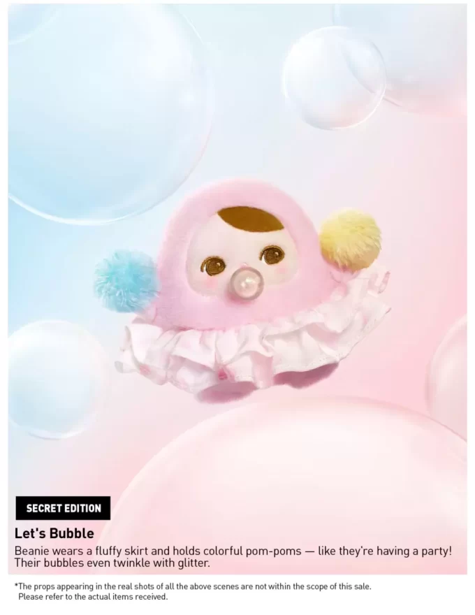PUCKY BEANIE BUBBLE UP -SARJA – Pehmoinen riipusverholaatikko