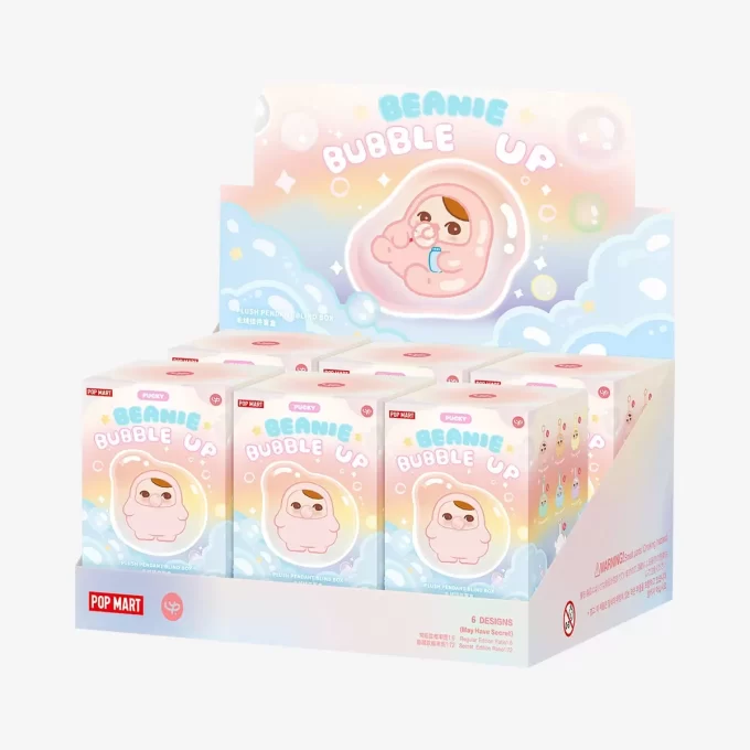 PUCKY BEANIE BUBBLE UP -SARJA – Pehmoinen riipusverholaatikko