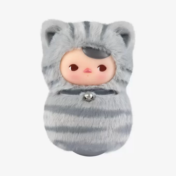 PUCKY Roly-Poly Kitty -sarja – vinyylipehmoinen kaihdinlaatikko