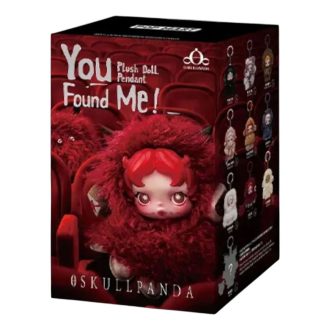 Skullpanda You Found Me -pehmolelu-nukkeriipus, sinetöity kotelo (1 sokea rasia)