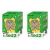 Ted2-nallekarhu pehmo riipus sinetöidyssä kotelossa (2 sokeaa rasiaa)