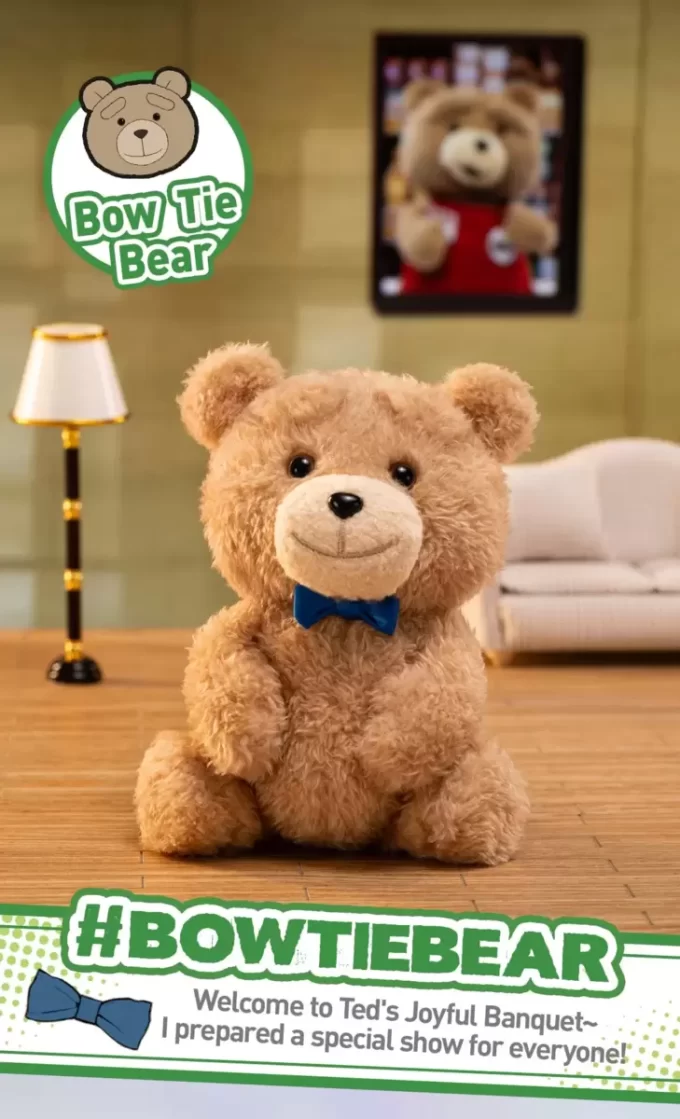 Ted2-nallekarhu pehmoinen riipus