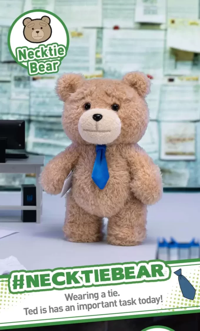 Ted2-nallekarhu pehmoinen riipus