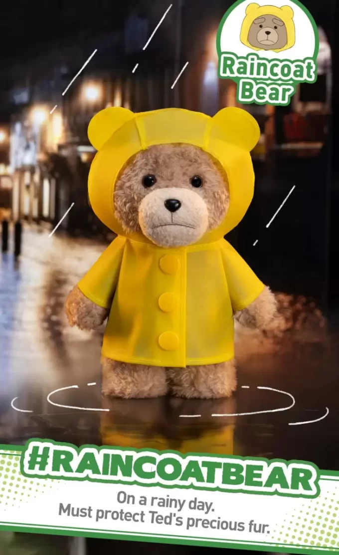 Ted2-nallekarhu pehmoinen riipus